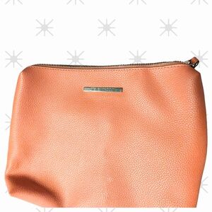 Steve Madden Coral Zip-Top Cosmetic Pouch